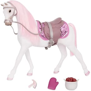 Toy Horse Glitter Girls Shimmers Norwegian 35 cm com acessório