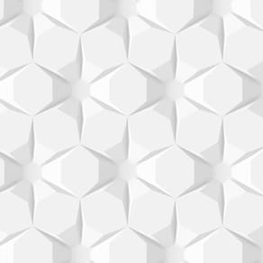 Papel De Parede 3D Losango Hexagano Geometrico Autocolante