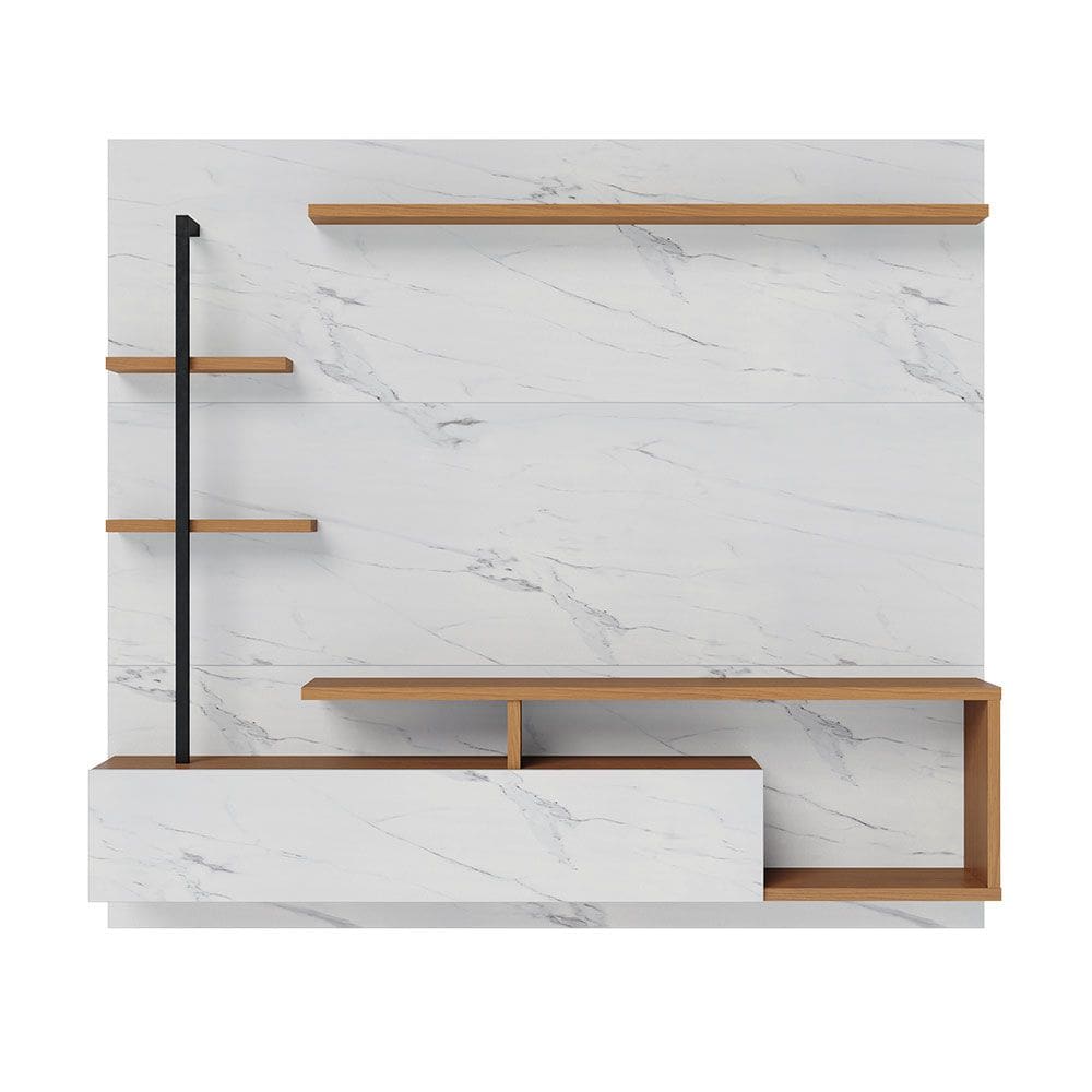 Painel TV 58 Pol 180cm Bancada Suspensa Jordan C04 - D`Rossi