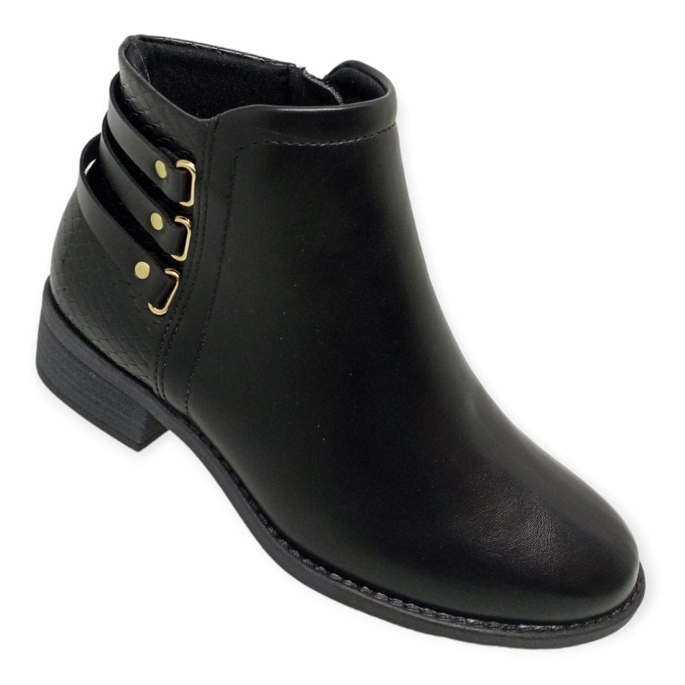 Bota Cano Baixo Modare 7057.218 Feminina - Preta