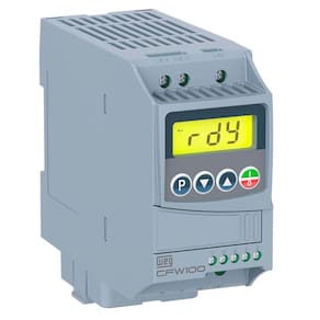 Inversor de Frequência WEG CFW100 0,5cv 2,6A 220v Com Entrada Monofásica