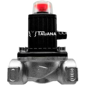 Válvula Solenoide Bloqueio Bivolt 3/4` Alumínio 2V Gás