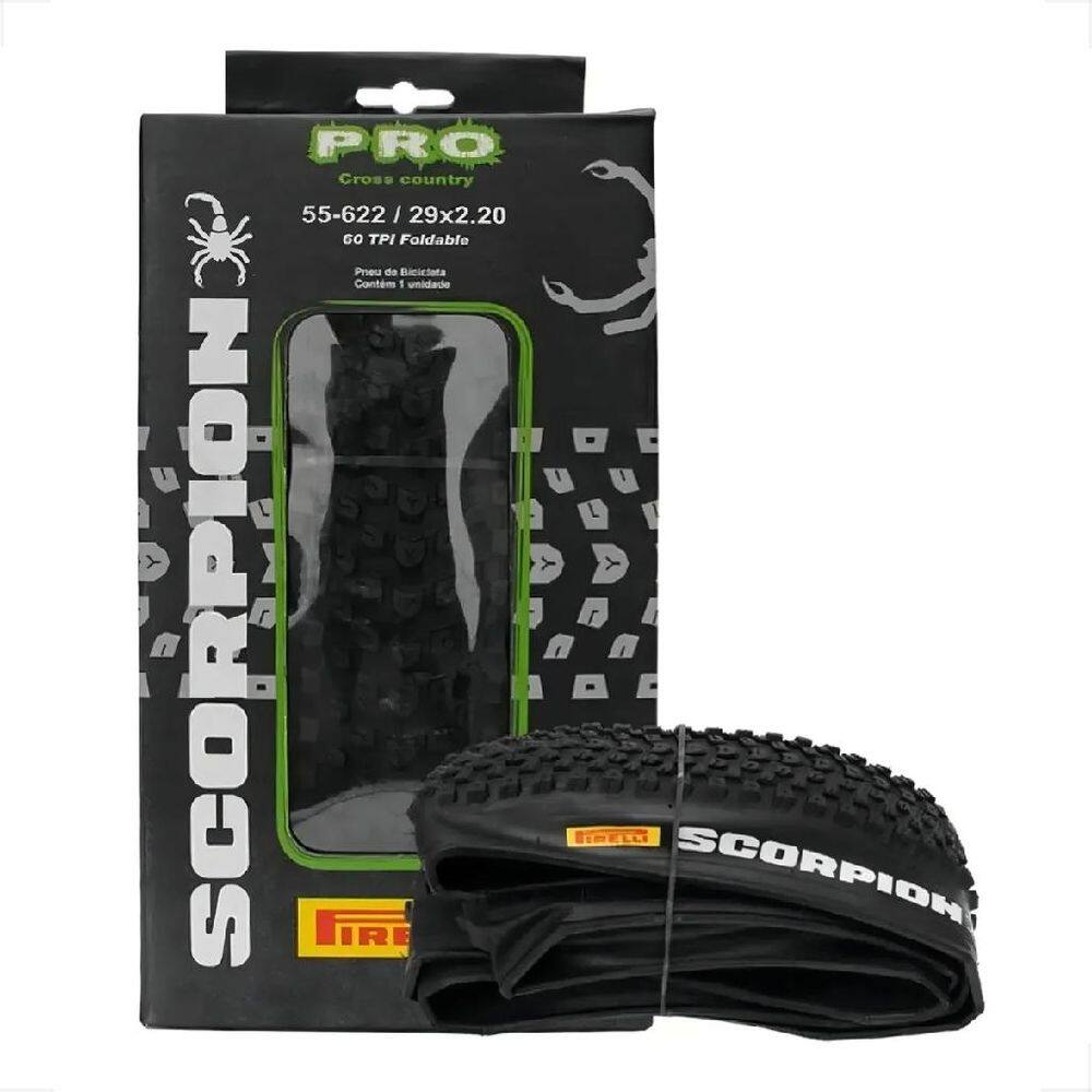 Pneu Pirelli Scorpion Pro Aro 29 X 2.20 Kevlar Sem Arame mtb bicicleta bike