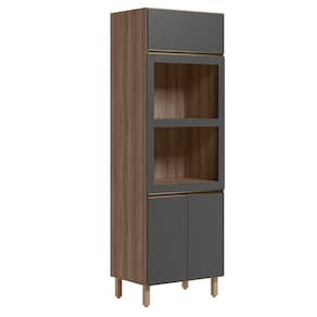 Torre Quente 3P 221X72cm MDF Kali 16866 Carvalho Toq Chumb0 Nicioli