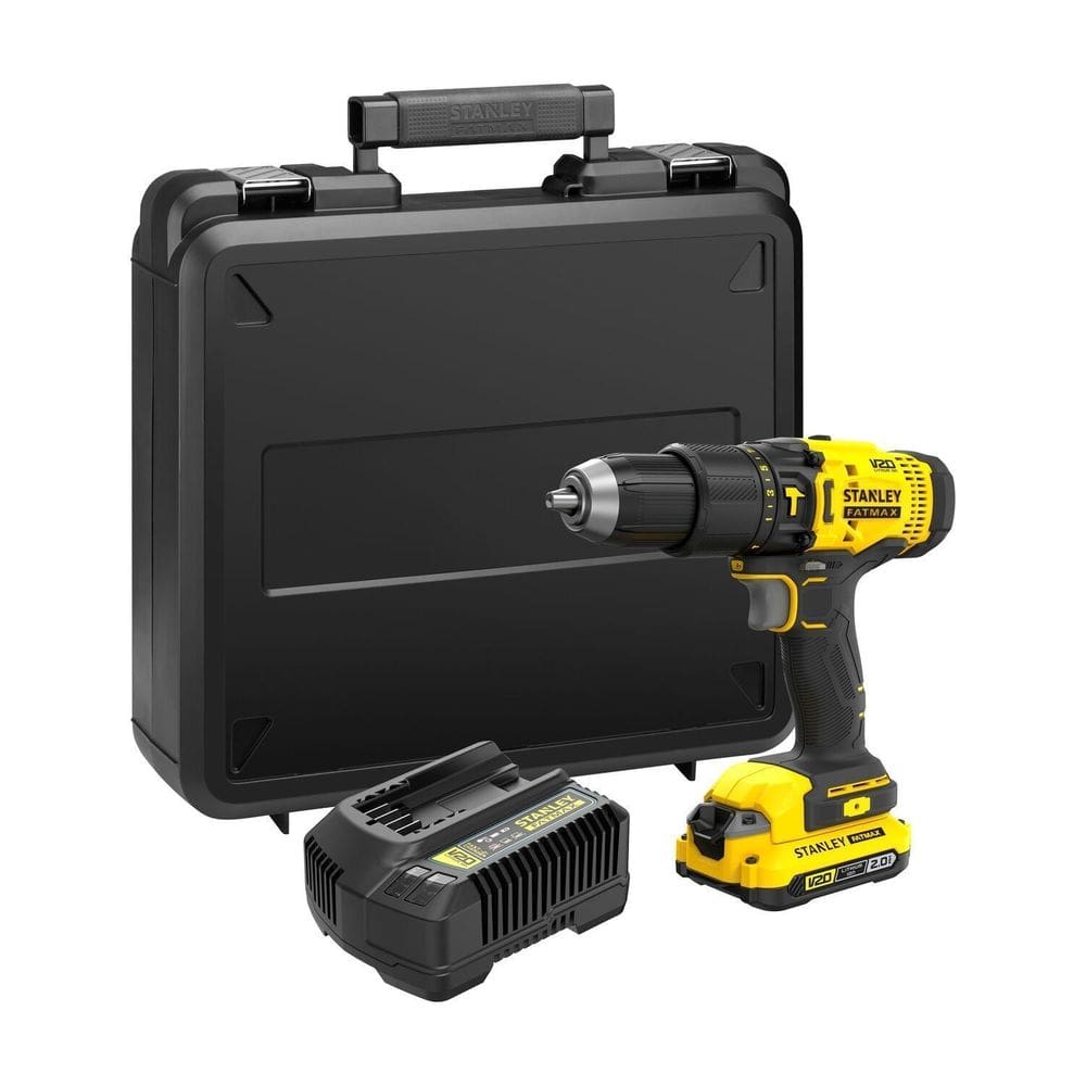 Parafusadeira Furadeira de Impacto 20V 1 Bateria SCD711D1K-BR Stanley