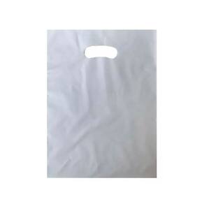 Sacola Boca Vazada PEBD Prata 35x45x0,12 c/50 - Marqplas