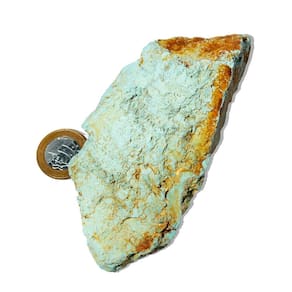 Turquesa Bruta Pedra Natural Para Coleção 394g 12cm Tipo B