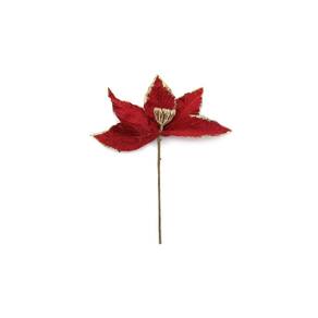 Enfeite de Natal Flor Bico Elegance Vermelho 26cm