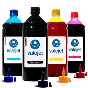 Kit 4 Tinta L200 | L355 Para Epson Bulk Ink Valejet Cmyk 1 Litro