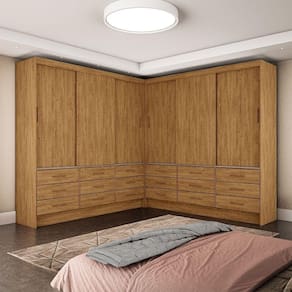 Closet Sevilha 6 Portas Casal Duplo Carioca Moveis Cinamomo