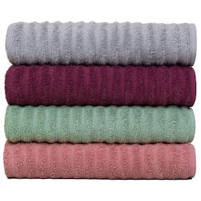 Kit Com 4 Toalhas Banhão Fio Penteado Extra Macia - Soft