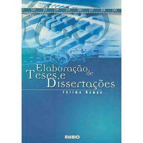 Livro: Elaboração De Teses E Dissertações Autor: Fátima