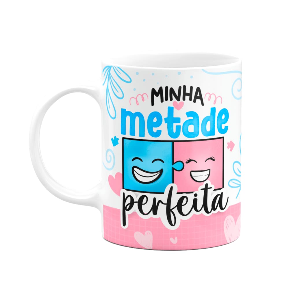 Caneca Namorados - Minha metade perfeita - M2