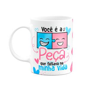 Caneca Namorados - Você é a peça que faltava - M2