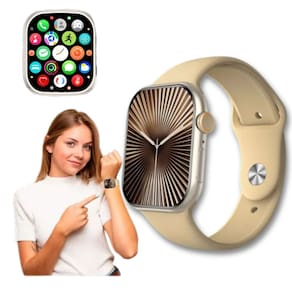 Smartwatch Digital Premium Minimalista Bluetooth Android e IOS Howear HWXPRO Monitoramento Cardíaco Resistente á àgua