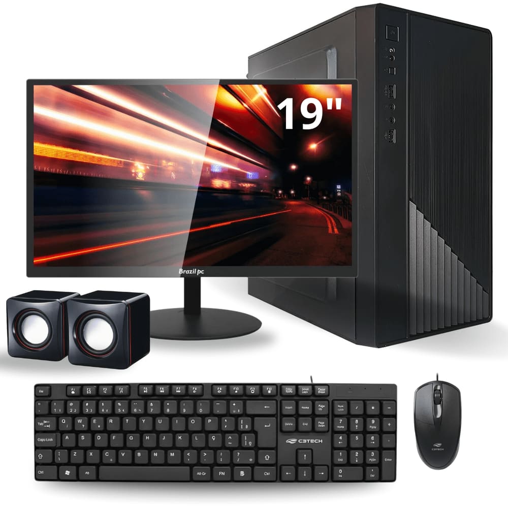 Computador Completo Intel Core  I5 16gb Ssd 240 Gb Monitor Led 19 W10