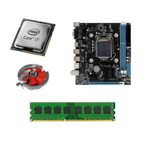Kit Pl Mãe H81 + Processador I7 4770 + Memoria 16 Gb Ddr3 + Cooler