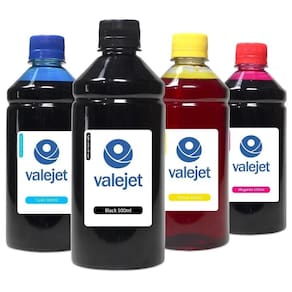 Kit 4 Tintas Para Epson L5590 Cmyk 500ml Valejet