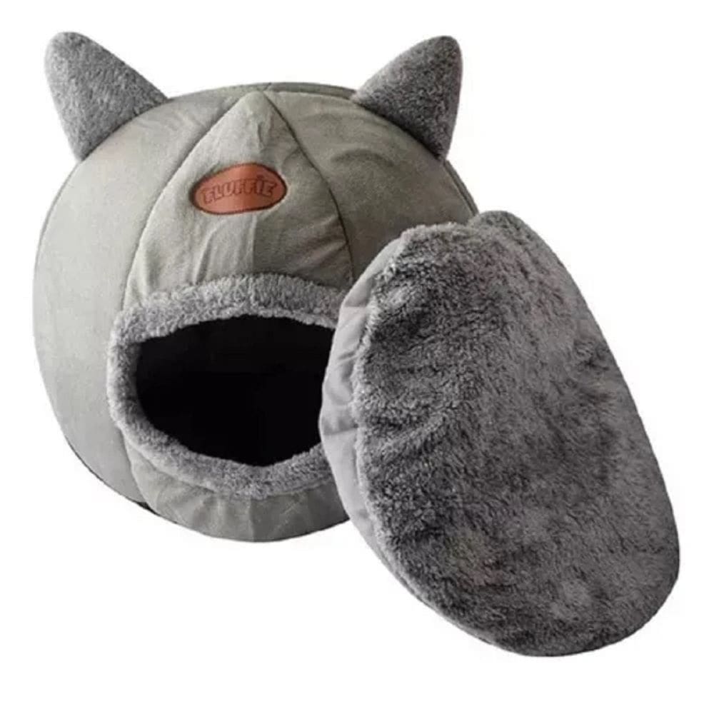 Casinha Cama Iglu Toca Tenda Cabana Para Gato Cachorro Pet G