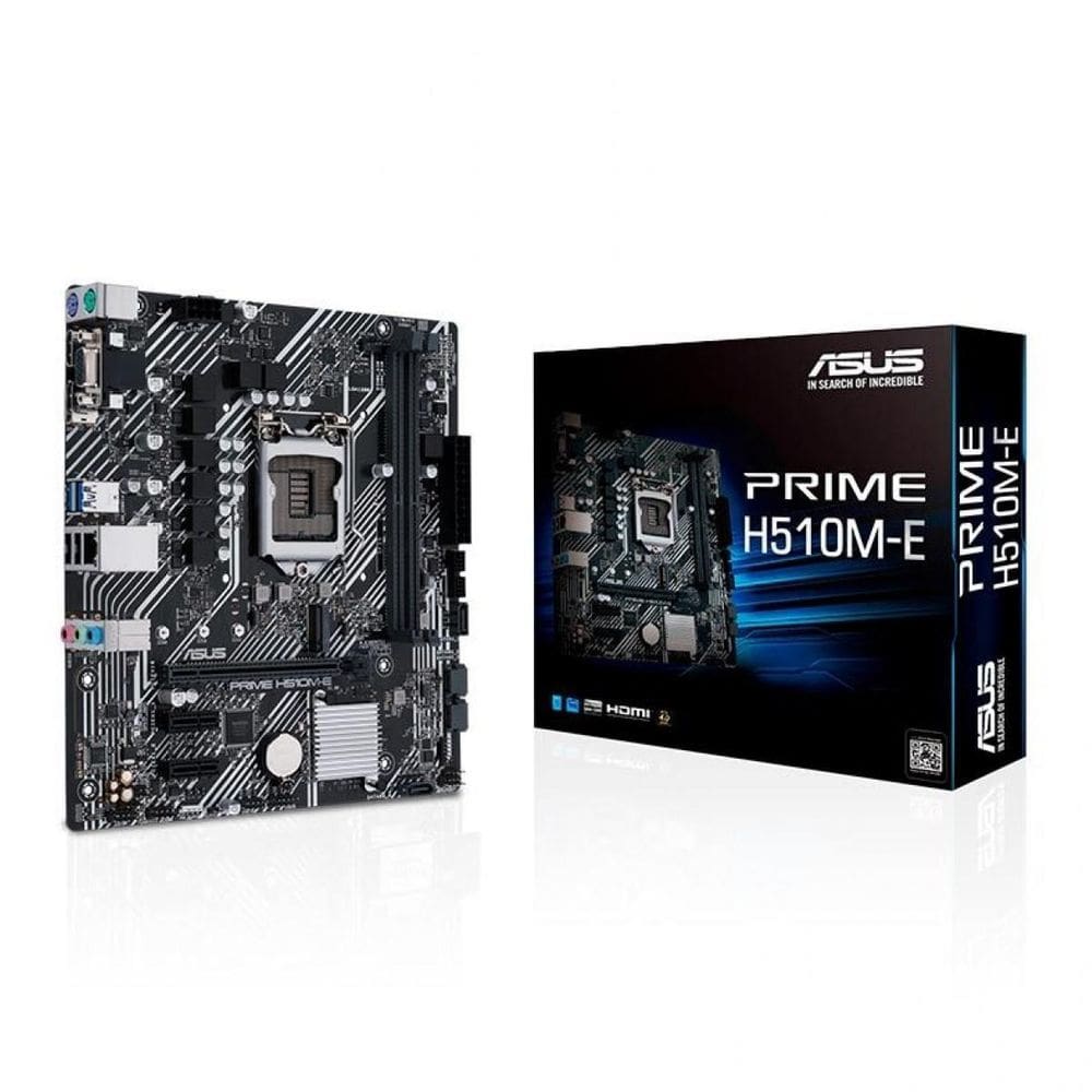 Placa Mãe Asus Prime H510M-E, Chipset H510, Intel Lga 1200,