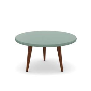 Mesa de Centro Redonda Leggs Ballagio Verde
