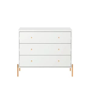 Cômoda 3 Gavetas Jasper Off White 94cm