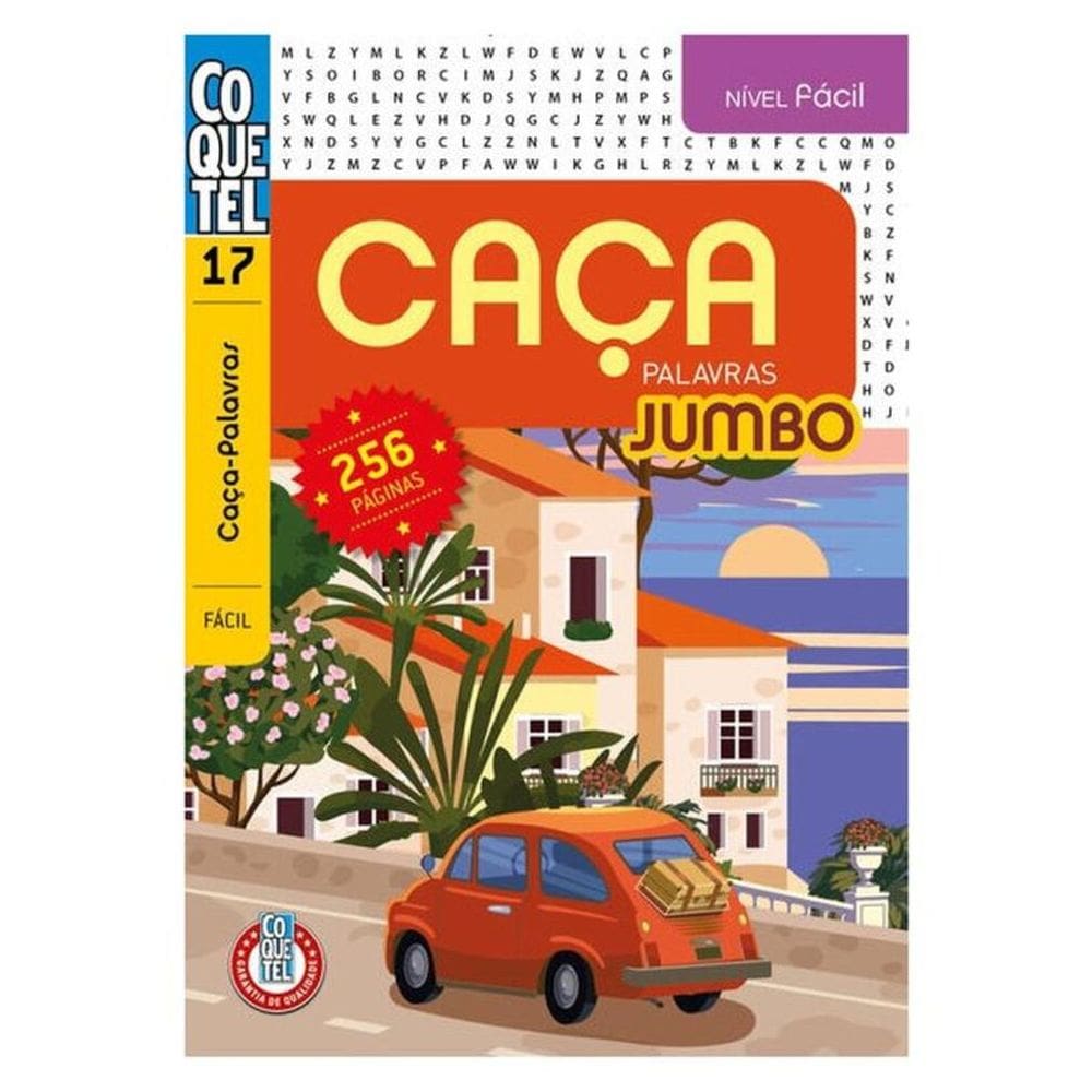 Livro Coquetel Caça-Palavras Jumbo 17