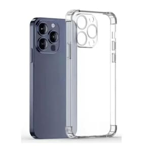 Capinha Antichoque Silicone Transparente Compatível com IP. 15 Pro