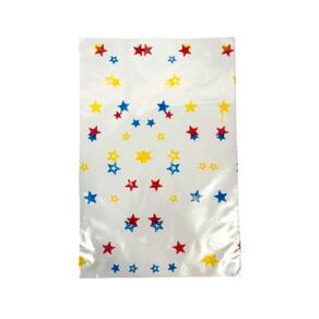 Saco Decorado 20x30 Estrelas Cores c/100 - Lucky Fest