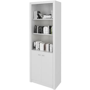 Estante Armário Alta Livreiro Multiuso Office 2 Portas