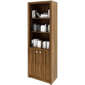 Estante Armário Alta Livreiro Multiuso Office 2 Portas