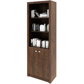 Estante Armário Alta Livreiro Multiuso Office 2 Portas