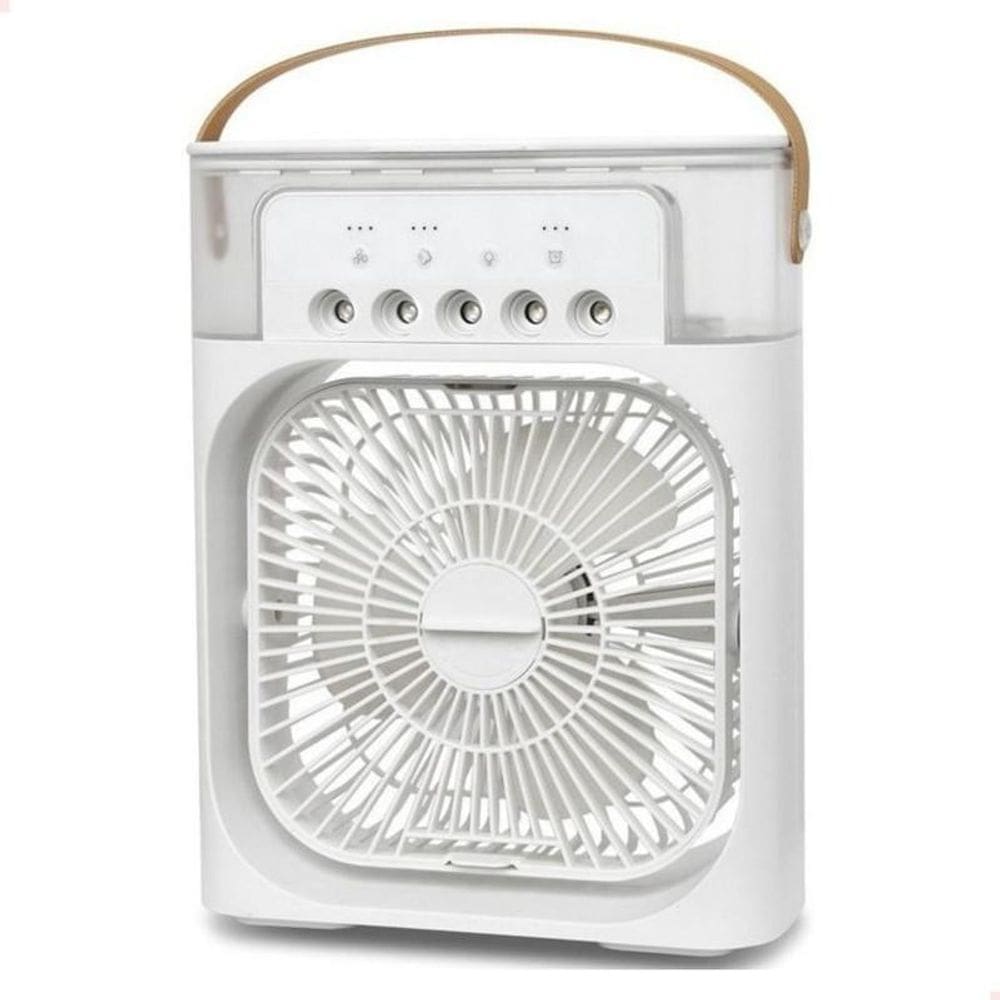 Mini Ar Condicionado Ventilador Mesa Escritorio Usb Portátil