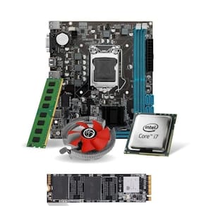 Kit Pl Mãe H61 + Proc I7 2600 + Memoria 16 Gb + Cooler+ Ssd M2 512