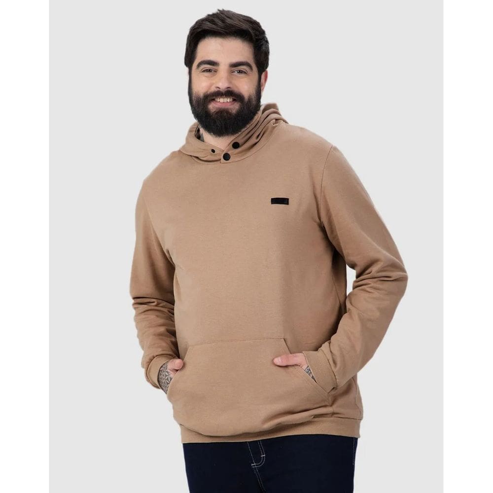Blusa Moletom Capuz Masculino Plus Size Malwee Ref. 117519