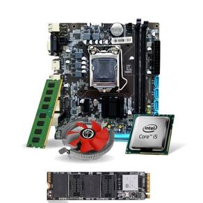 Kit Pl Mãe H110 + Proc. I5 8500 + Mem. 8gb Ddr4 + Cooler + M.2 256gb