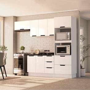 Cozinha Completa 4 Peças 224,5cm X 270cm Meena Branco