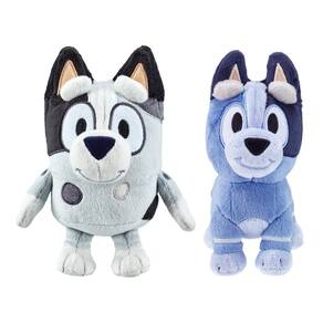 Pacote de brinquedos de pelúcia Bluey Muffin & Socks Cousins com 8 muffins e 7,5 meias