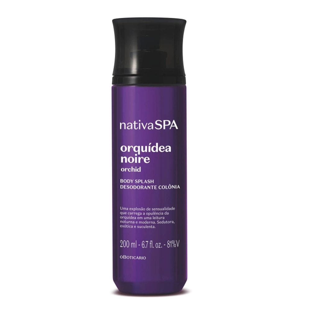 Body Splash Nativa Spa Orquídea Noire 200ml