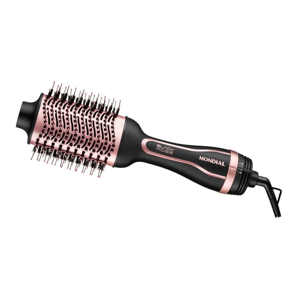 Escova Secadora Mondial Preto e Golden Rose 1200W ES-05