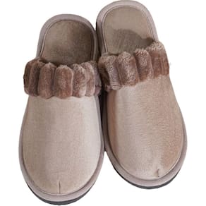 Chinelo Pantufa Luxus Microfibra 100% Poliéster
