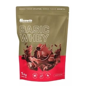 Whey Protein Growth Basic Whey (1kg) - Growth Supplements Sabor Chocolate