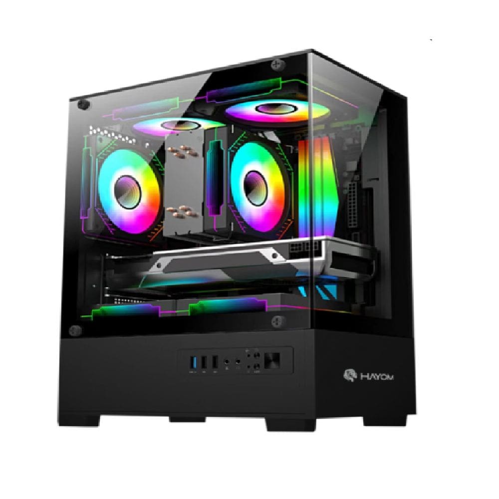 gabinete Gamer Aquário GB1794 com 03 fans incluídas Mini Tower