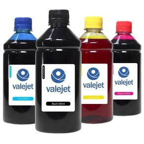 Kit 4 Tintas Para Canon G7010 Cmyk 500ml Valejet