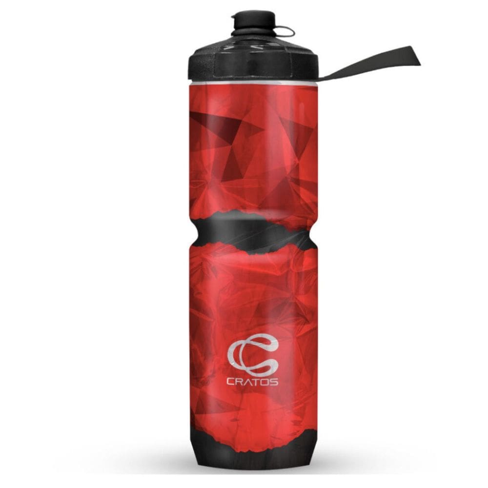 Garrafa Automática Metal 590ML Cratos Vermelho