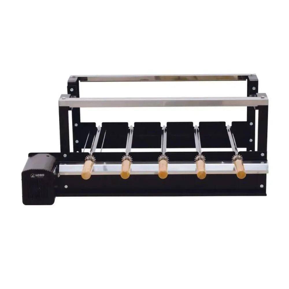 Kit Giratório Em Aço Carbono Gsa Lobo Churrasqueiras Tamanho 6-78 Bivolt