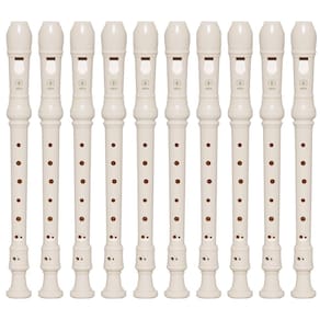 Kit 25 Flautas Doce Soprano Barroca Em C YRS-24B Yamaha