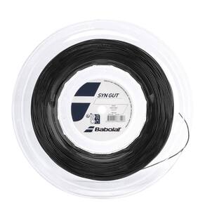 Corda Babolat Syn Gut 17L 1.25mm Preta - Rolo Com 200 Metros
