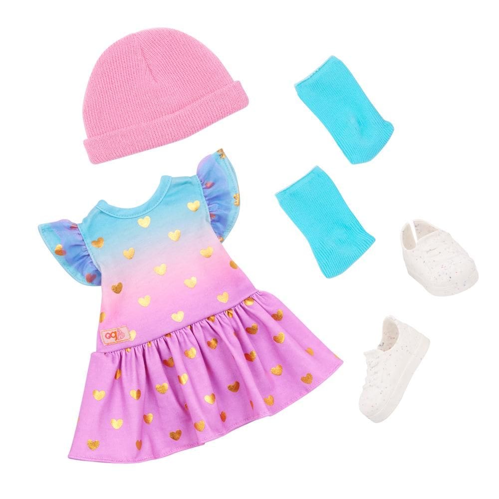 Conjunto de Roupa Our Generation Vestido Lovely Hearts