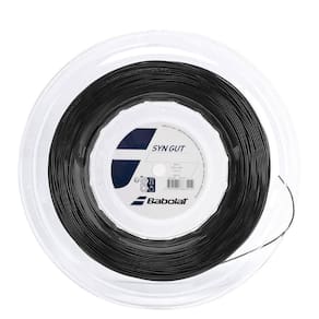 Corda Babolat Syn Gut 16L 1.30mm Preta - Rolo Com 200 Metros
